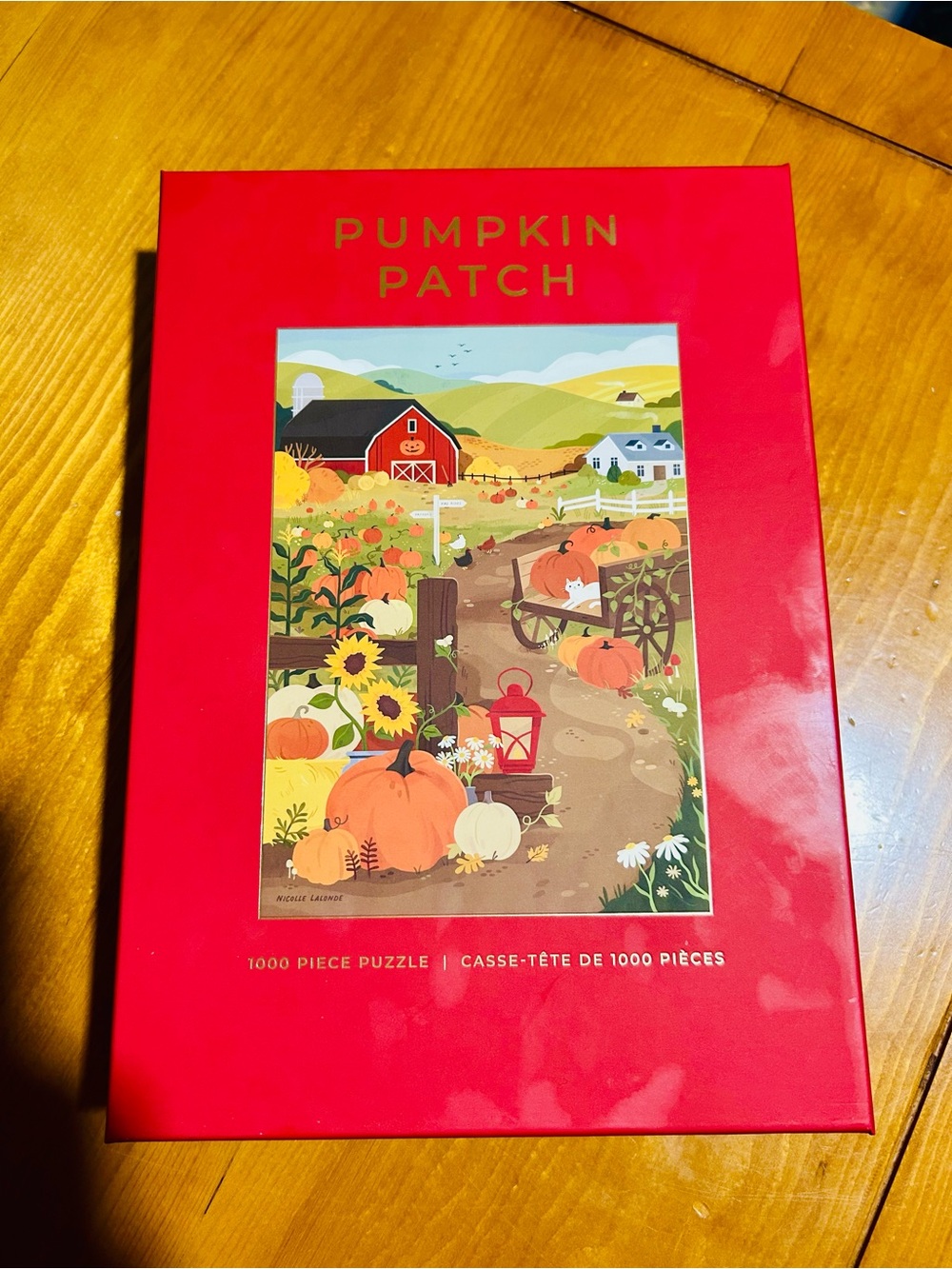 Hobbry Pumpkin Patch 1000-Piece Puzzle - complete !